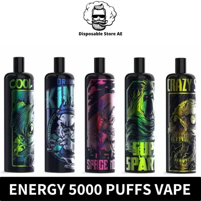 Energy Disposable Vape 5000 Puffs Dubai Shop 12 Flavors Buy