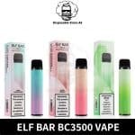 Elf Bar BC3500 Rechargeable Disposable Vape 3500 Puffs 12 flavors