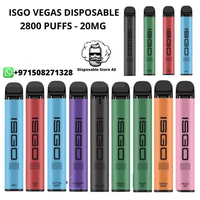 ISGO Vegas disposable vape 2800 Puffs Dubai
