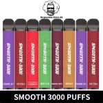 Smooth Disposable Vape 3000 Puffs 2% Nicotine in Dubai UAE