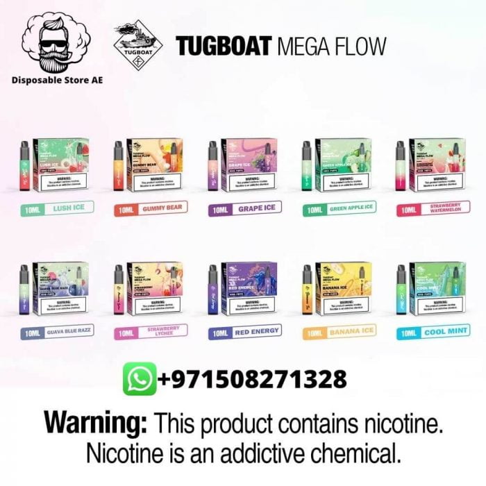 Tugboat Mega Flow 4000 Puffs