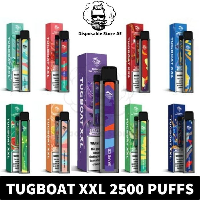 TUGBOAT XXL DISPOSABLE VAPE 2500 PUFFS