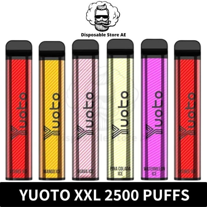 Yuoto XXL Disposable Vape 2500 Puffs in Dubai UAE