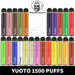 Yuoto Disposable Vape 1500 Puffs 15 Flavors