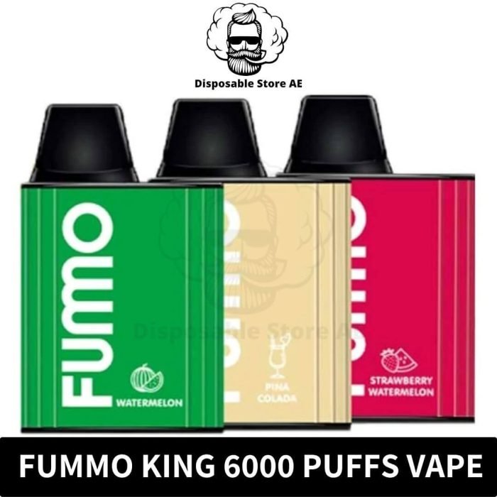 Fummo King 6000 Puffs Rechargeable Disposable Vape Buy in UAE Dubai