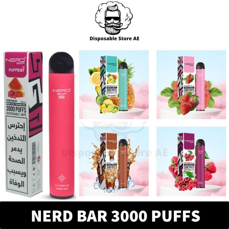 Nerd Bar 3000 Puffs Disposable Vape