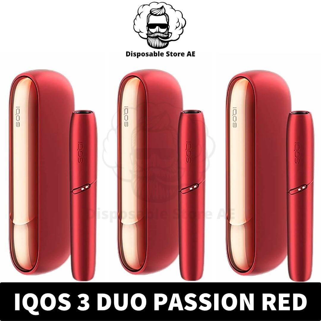 NEW IQOS 3 DUO Passion Red Limited Edition - iqos heets ae