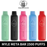 MYLE META BAR 2500 PUFFS DISPOSABLE VAPE IN UAE