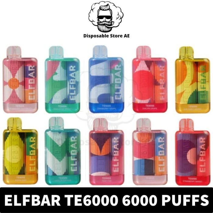 Best Elf Bar TE6000 6000 Puffs Rechargeable Vape Near Me