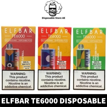 Best Elf Bar TE6000 6000 Puffs Rechargeable Vape In Dubai
