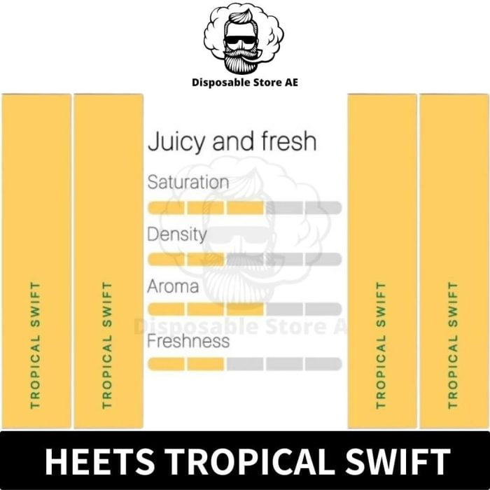 Heets Tropical Swift Heated Tobacco Sticks for Iqos in Dubai, UAE Tropical Swift UAE