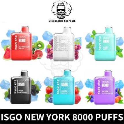 Isgo New York 8000 Puffs Disposable Vape