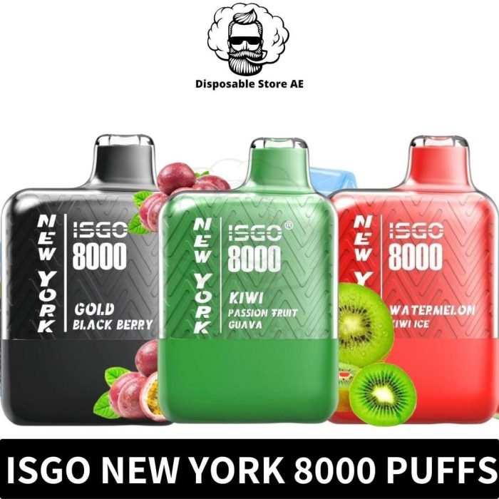 Best Isgo New York 8000 Puffs Disposable Vape In Dubai