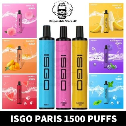 Isgo Paris 1500 Puffs 1100mAh Disposable Vape