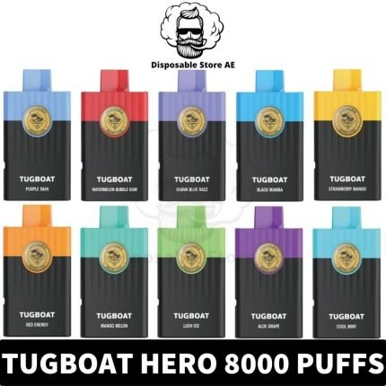 Best Tugboat Hero 8000 Puffs 50mg Disposable Vape