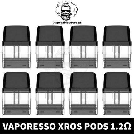 Buy Vaporesso Xros Pods Replacement Empty Pod Cartridge in Dubai, UAE - 1.2ohm MESH -Xros Pod Cartridge-Xros Replacement Pods Near me vape dubai