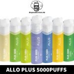 Best Buy Allo Plus Disposable 5000Puffs 50mg Rechargeable Vape in Dubai, UAE - 600mAh - 12ml - Allo Plus UAE Dubai - Allo 7000Puffs Near me vape dubai uae
