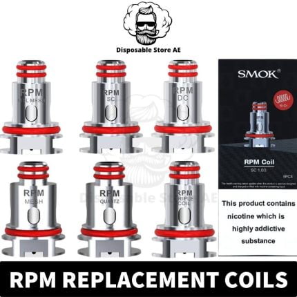 Best Buy Smok RPM Coils Replacement Vape Coils in Dubai, UAE - MESH, TRIPLE, SC, QUARTZ, RBA Coils - Smok RPM Vape Coils Near me RPM Replacement Coil vape dubai coils dubai