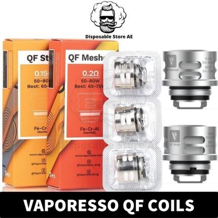 Best Buy Vaporesso QF Coils Replacement Vape Coils in Dubai, UAE - MESHED - STRIP - Vaporesso QF Coils - QR Coils UAE - Vape dubai Near me