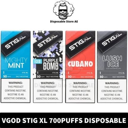 Best Buy Vgod Stig XL Disposable 700Puffs Rechargeable Vape in Dubai, UAE - VGOD 700Puffs Disposable Vape - VGOD 700Puffs - Stig 700Puffs Vape dubai near me