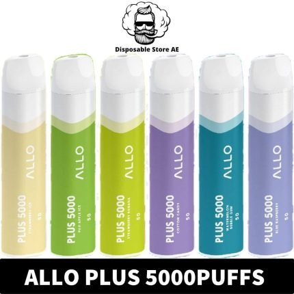 Buy Allo Plus Disposable 5000Puffs 50mg Rechargeable Vape in Dubai, UAE - 600mAh - 12ml - Allo Plus UAE Dubai - Allo 7000Puffs Near me vape dubai uae