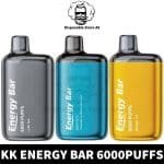 Buy KK Energy Bar 6000Puffs 5% Disposable Rechargeable Vape in Dubai, UAE - Vape Dubai - Energy Bar Dubai - Vape Dubai Near me