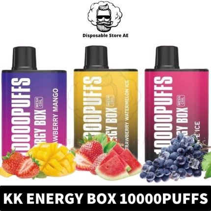 Buy KK Energy Box Disposable 10000Puffs 5% Rechargeable Vape in Dubai, UAE - 650mAh Vape Dubai - KK Energy 10000Puffs - KK 10000Puffs near me