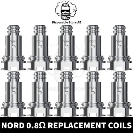 Buy Smok Nord Coils Replacement 0.8 ohm Coils (5PCS) in Dubai, UAE - Smok Nord Coils - 0.8ohm Replacemnt Coils Nord Near me Vape Dubai Nord 0.8 Coils