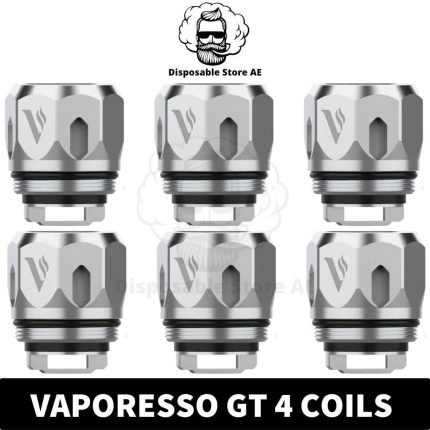 Buy Vaporesso GT 4 Coils Replacement Core Coils in Dubai, UAE - 0.15ohm for NRG Tank (3PCS Per Pack) - GT 0.15ohm Coils - GT Core Coils vape dubai near me