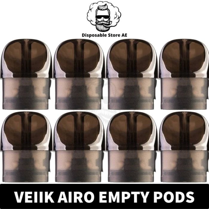 Buy Veiik Airo Pods Replacement Empty Pod Cartridge in Dubai, UAE - 1.2ohm - Airo Empty Pods UAE - Airo Replacement Pods - Veiik Airo Pods near me