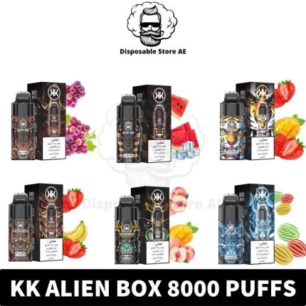 Best KK Alien Box 8000 Puffs 5% Disposable Vape In Dubai Near Me