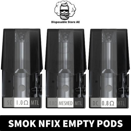Smok Nfix Pods Empty Replacement Pod Cartridge DC MTL, SC MTL, MESH in Dubai, UAE (3PCS) Smok Empty Pod Nfix Replacement Pods Vape Dubai Vape UAE near me