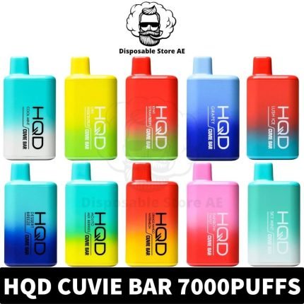 best Buy HQD Cuvie Bar Disposable 7000Puffs 5% Rechargeable Vape in Dubai, UAE - 550mAh - 7W - 80ml - HQD Cuvie 7000 - HQD 7000 Puffs vape dubai near me