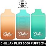 Chillax Plus 6000 Puffs 2% Nicotine Disposable Vape in Dubai - Chillax Plus Dubai - Chillax Plus 6000 -Chillax 6000Puffs - Vape Dubai near me