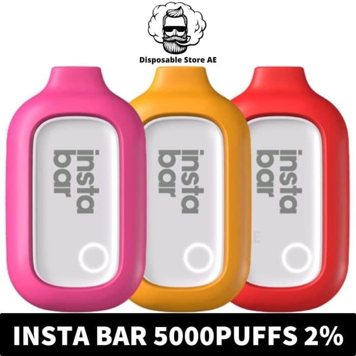 Insta Bar Disposable 5000 Puffs 2% Nicotine Rechargeable Vape in Dubai - Insta bar vape-InstaBar 5000Puffs-Insta Bar 5000Puffs near me