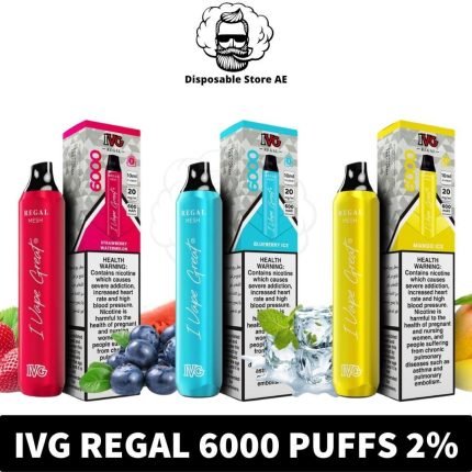 Ivg Regal 6000 Puffs 2% Nicotine Disposable vape in Dubai - IVG Regal 6000 Puffs - IVG 6000Puffs Dubai UAE - Vape Dubai vape near me