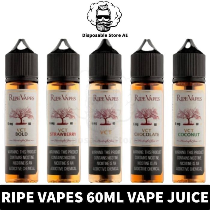 Ripe Vapes 60ml Vape Juice 3mg E-Liquid in Dubai- Ripe Vapes Eliquid 60ml- Ripe vape juice near me - vape juice dubai- E Liquid dubai