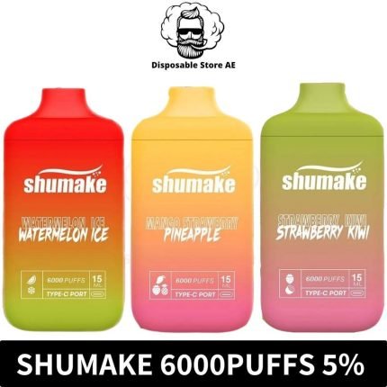 Shumake 6000Puffs Disposable 5% Nicotine UK Brand Rechargeable Vape in Dubai - Shumake 6000Puffs Dubai - Shumake Dubai Near me