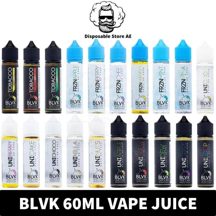 best BLVK 60ml Vape Juice 3mg E-Juice Premium E-Liquid in UAE- BLVK Juice 60ml- BLVK Vape Juice Buy in Dubai UAE- Juice Dubai Near me