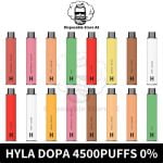 best Hyla Dopa Disposable 4500 Puffs Nicotine Free Rechargeable Vape in UAE - Hyla 4500Puffs Dopa - Hyla Dopa 4500 - Hyla 4500Puffs near me