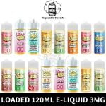 best Loaded 120ml Vape Juice 3MG All Flavors in UAE- Loaded 120ml Liquid- Loaded 120ml Juice- Vape Juice Dubai near me- 120ml vape juice