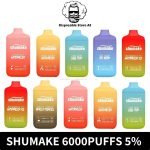 best Shumake 6000Puffs Disposable 5% Nicotine UK Brand Rechargeable Vape in Dubai - Shumake 6000Puffs Dubai - Shumake Dubai Near me