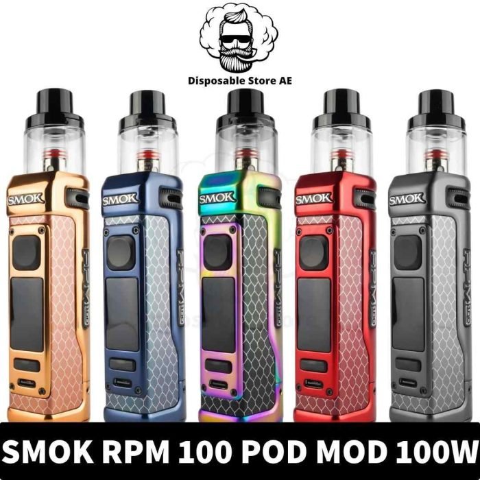 Buy SMOK RPM 100 Kit 100W Pod Mod Kit 18650mAh Vape Kit in UAE - RPM 100 Kit Dubai - RPM 100 Pod Mod Dubai - 100W Pod Mod Dubai