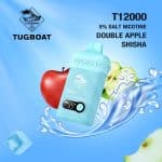 Tugboat T12000 Disposable 12000 Puffs 50Mg Double Apple Shisha Rechargeable Vape In Dubai, UAE