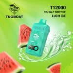 Tugboat T12000 Disposable 12000 Puffs 50Mg Lush Ice Rechargeable Vape In Dubai, UAE