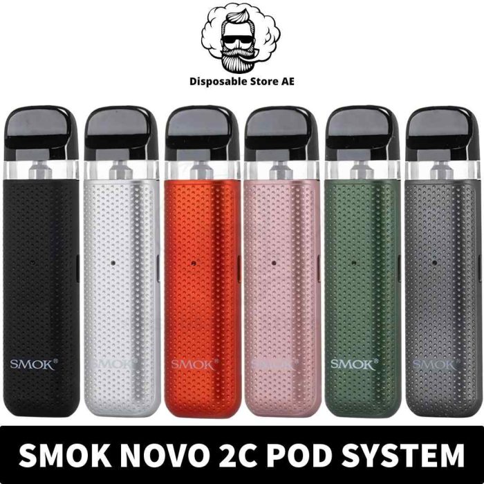 SMOK Novo 2C Kit 800mAh Pod System Magnetic Vape Kit Starter Kit in UAE - Novo 2C Kit Dubai- Novo 2C Dubai- SMOK vape shop near me