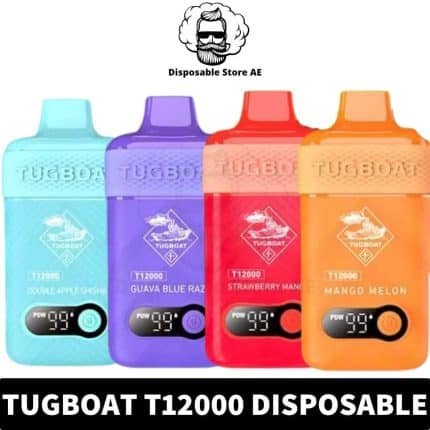 Tugboat T12000 Disposable 12000 Puffs 50Mg Rechargeable Vape In Dubai, UAE