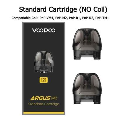 WITHOUT COIL VOOPOO Argus Air Pods 0.8ohm Pod Cartridge No Coils 3.8ml Empty Pods Replacement Pods in Dubai, UAE NEAR ME