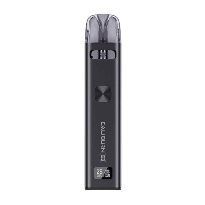 BLACK Buy Caliburn G3 Vape Kit of 25W in UAE - Caliburn G3 Pod Kit Colors Black, Blue, Green, Grey, Red, Silver -UWELL Caliburn G3 Kit Shop near me