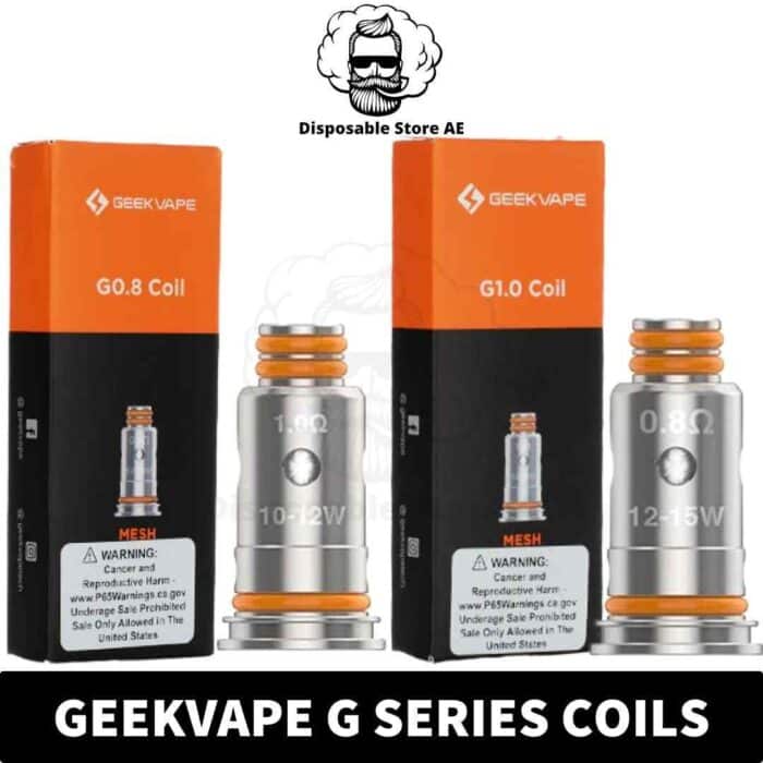 Buy GEEKVAPE G Series Coils in UAE - G Series Coil 0.6ohm, 0.8ohm, 1.0ohm, 1.2ohm, 1.2M ohm, 1.2S ohm, 1.8ohm Coils Shop near me